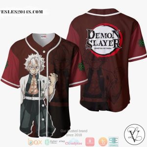 Sanemi Shinazugawa Demon Slayer Baseball Jersey Shirt