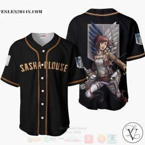 Sasha Blouse Attack On Titan Anime Baseball Jersey Shirt