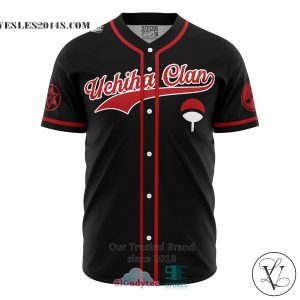 Sasuke Uchiha Clan Naruto Baseball Jersey