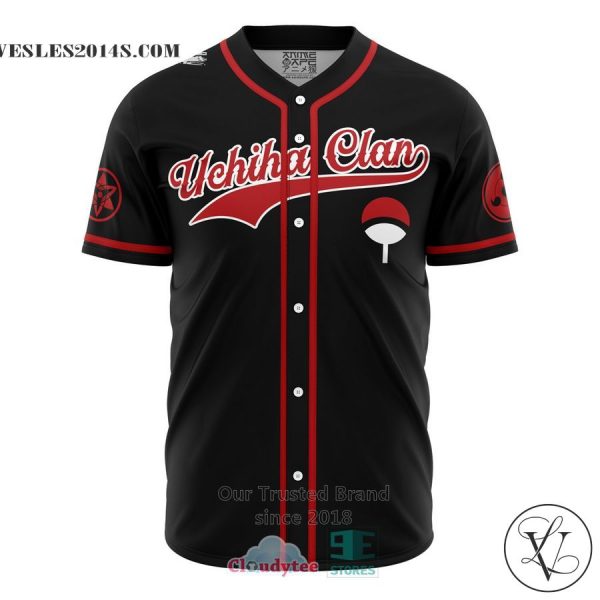 Sasuke Uchiha Clan Naruto Baseball Jersey