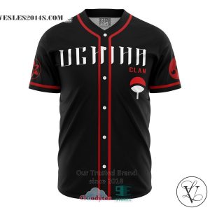 Sasuke Uchiha Naruto Baseball Jersey