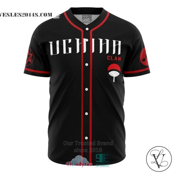 Sasuke Uchiha Naruto Baseball Jersey