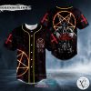 Satanic Symbol Baphomet’s Hunt Skull Baseball Jersey