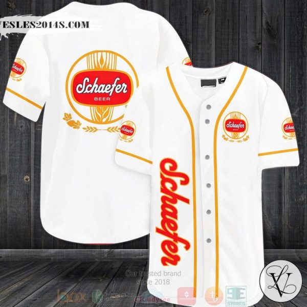 Schaefer Beer Baseball Jersey