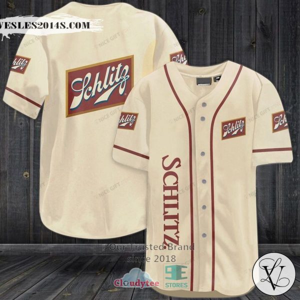 Schlitz logo Baseball Jersey
