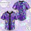 Seamless Pokemon Pattern Baseball Jersey – Purple