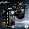 See No Hear No Speak No Evil Skull Custom Baseball Jersey
