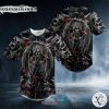 Sexy Angel Of Death Skull Baseball Jersey