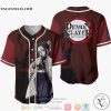 Shinobu Kocho Demon Slayer Red Baseball Jersey Shirt