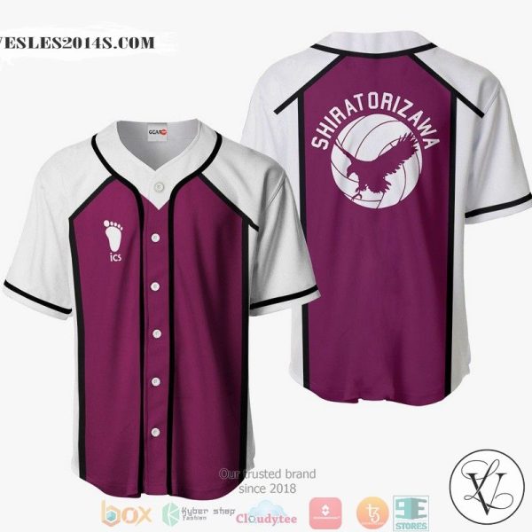 Shiratorizawa Haikyuu Baseball Jersey Shirt