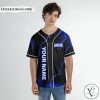 Siem black blue Baseball Jersey