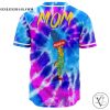 Simpson Riddim Mom tie dye Baseball Jersey