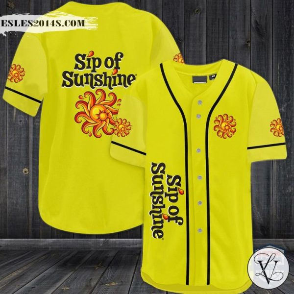 Sip Of Sunshine Baseball Jersey 070222