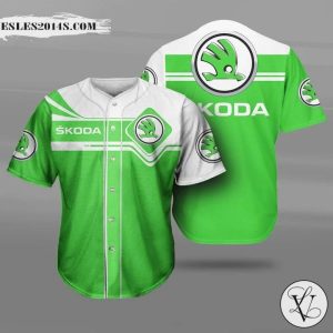Skoda 3d Baseball Jersey