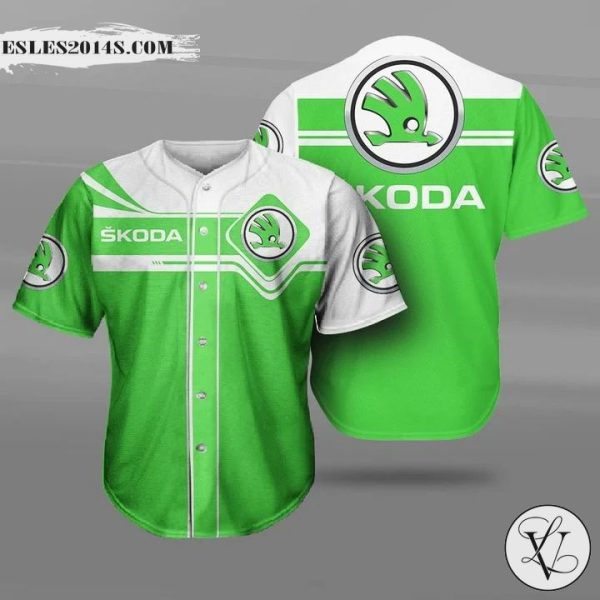 Skoda 3d Baseball Jersey