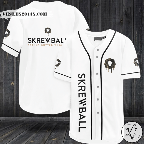 Skrewball Peanut Butter Whiskey Baseball Jersey