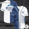 Skull Busch Light Baseball Jersey