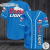 Skull Coors Light Baseball Jersey