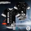 Skull Couple Love Story Skull Custom Baseball Jersey