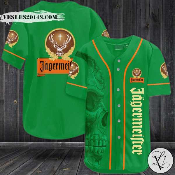 Skull Jagermeister Baseball Jersey