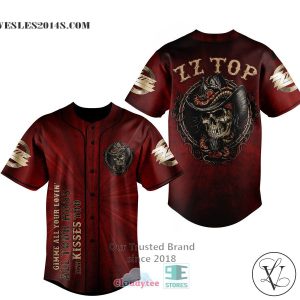 Skull Zz Top Gimmie All Your Lovin’ Baseball Jersey