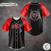 Slayer Band Red Sleeve Baseball Jersey Shirt