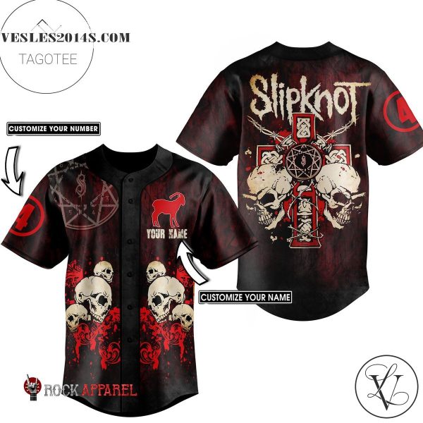 Slipknot Baseball Jersey 3d All Over Printed