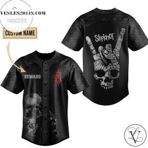 Slipknot Black Baseball Jersey