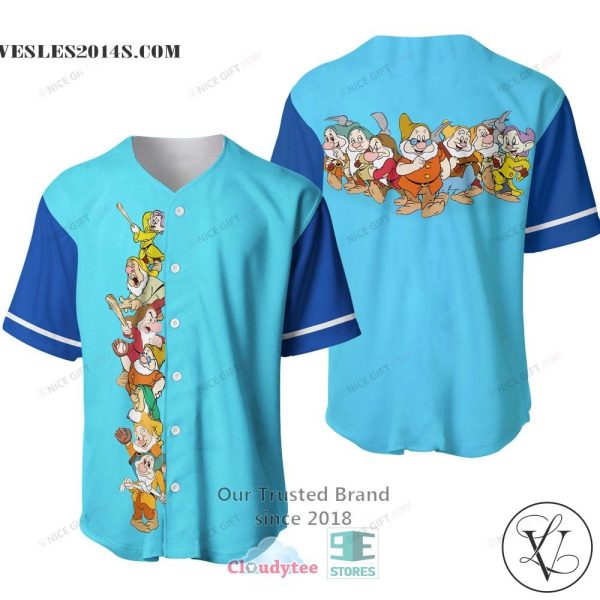 Snow White And The Seven Dwarfs Baseball Jersey Shirt