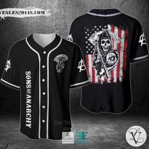 Sons Of Anarchy Baseball Jersey