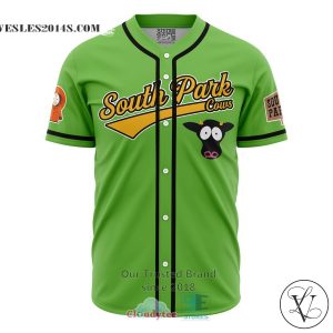 South Park Cows McCormick South Park Baseball Jersey