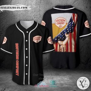 Southern Comfort Beer United States Flag Baseball Jersey