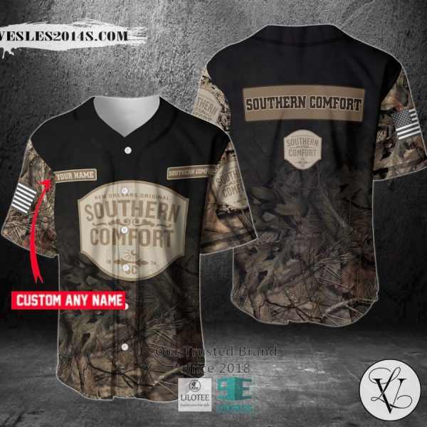 Southern Comfort Your Name Hunting Baseball Jersey