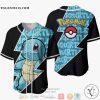 Squirtle Pokemon Baseball Jersey Shirt