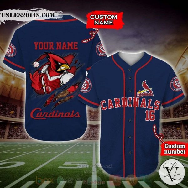 St Louis Cardinals MLB Personalized Baseball Jersey