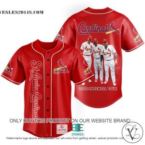 St. Louis Cardinals 2022 Farewell Tour Baseball Jersey