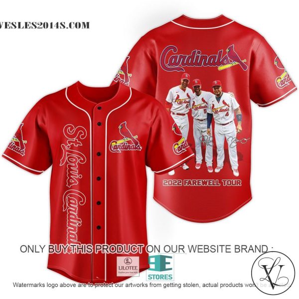St. Louis Cardinals 2022 Farewell Tour Baseball Jersey