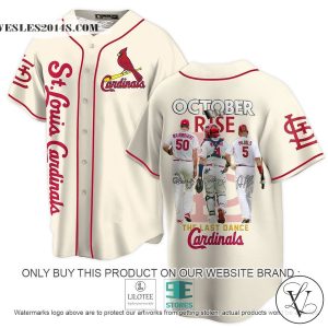 St. Louis Cardinals October Rise The Last Dance Cardinals cream Baseball Jersey