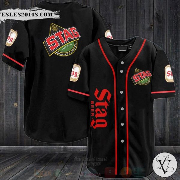 Stag Quality Lager Beer Baseball Jersey Shirt
