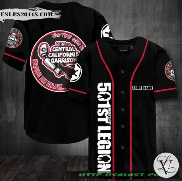 Star Wars 501st Legion Personalized Baseball Jersey Shirt