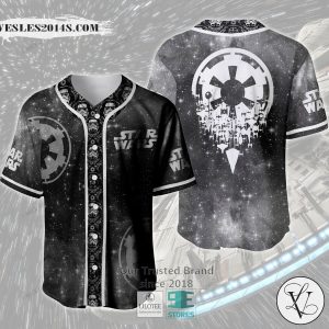 Star Wars Black Baseball Jersey