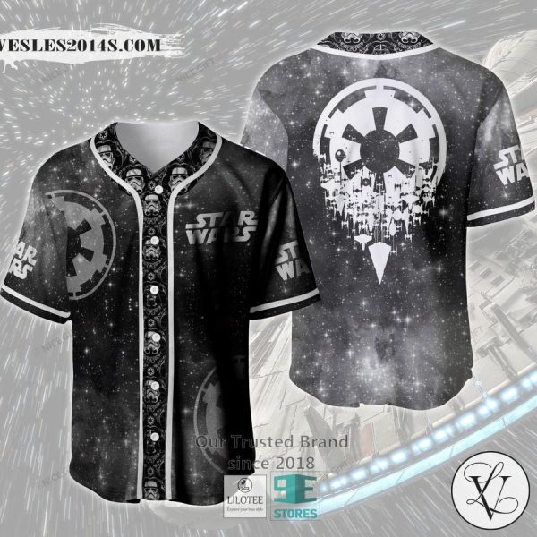 Star Wars Black Baseball Jersey