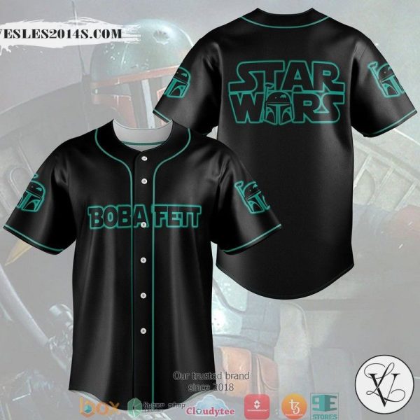 Star Wars Boba Fett Baseball Jersey