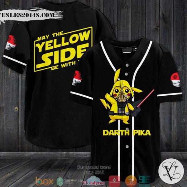 Star Wars Pokemon Darth Pika Baseball Jersey