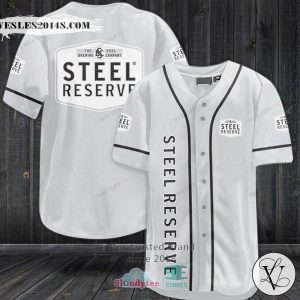 Steel Reserve logo grey Baseball Jersey