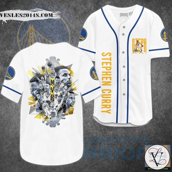Stephen Curry MVP Baseball Jersey Shirt