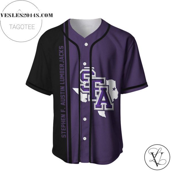 Stephen F. Austin Lumberjacks Baseball Jersey Half Style – NCAA