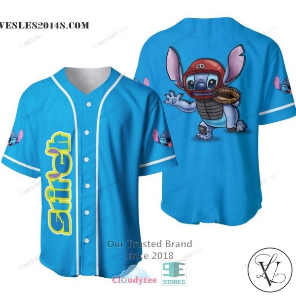 Stitch Baseball Jersey Shirt