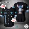 Stitch Cute Disney Personalized Baseball Jersey Shirt