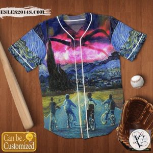 Stranger Things Starry Night Personalized Baseball Jersey Shirt
